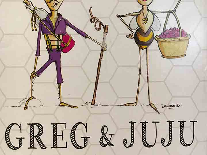 Greg&Juju vin rose